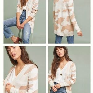 Moth camo cardigan, size S